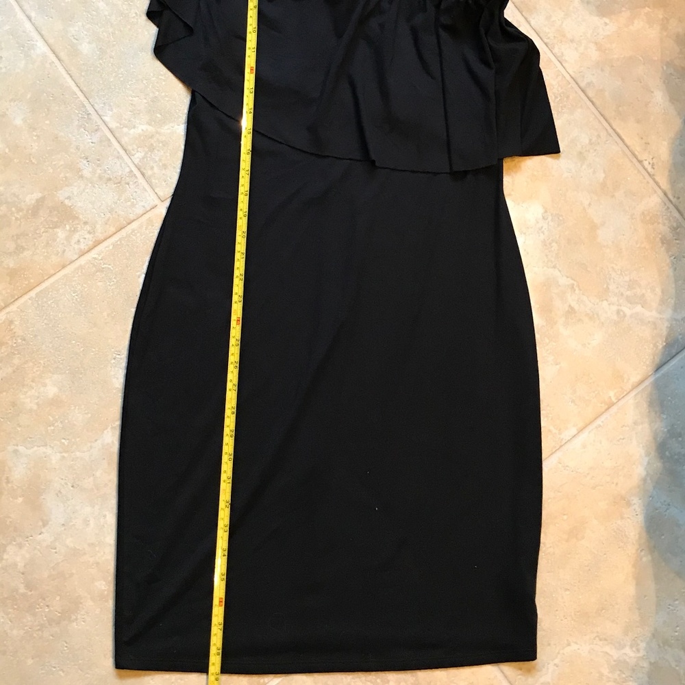 THREE DOTS One Shoulder Ruffle Dress - Picture 5 of 8